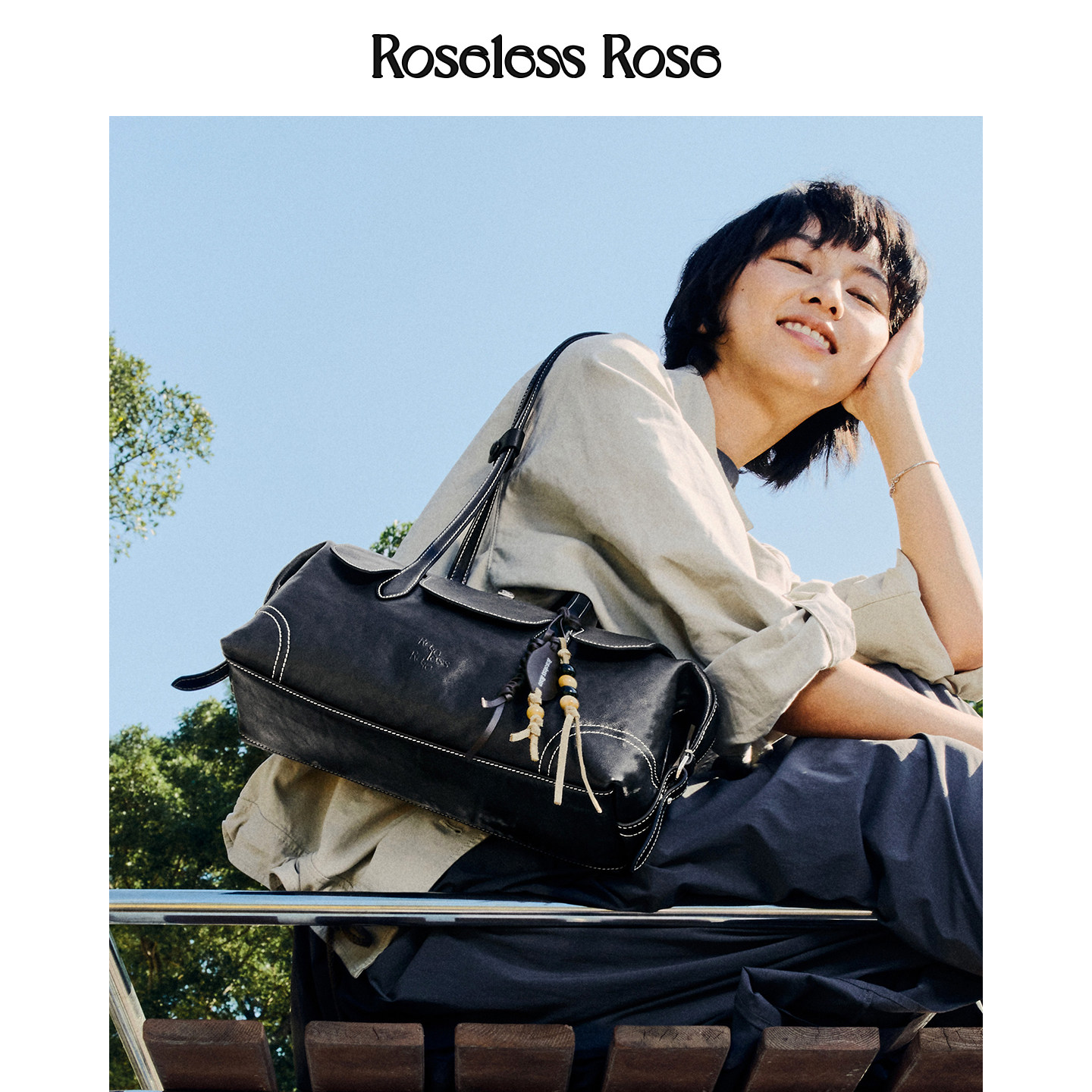 【新年礼物】RoselessRose回声波士顿大号单肩大容量植鞣牛皮女包,箱包皮具/热销女包/男包,波士顿包,淘宝优惠券,粉丝福利购,淘宝优惠卷