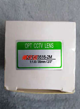 议价OPT CCTV LENS 镜头OPT-C3516-2M 1:1.6/35mm/2/3