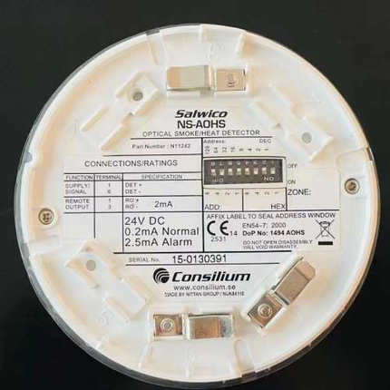 议价Consilium 康士廉 NS AOHS N11242 船用烟感温感探测器