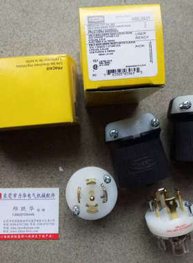 议价HUBBELL插头HBL2323 HBL2743 HBL7593 HBL2745