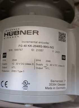 HUBNER霍伯纳编码器FG  40KK-2048G-90G-NG