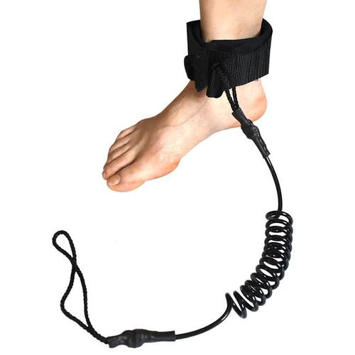 SUP冲浪板配件桨板脚绳可伸缩弹簧绳保护安全救生桨绳