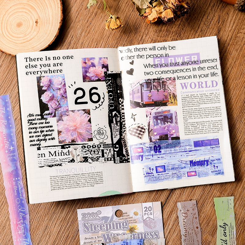 复古风手账贴纸手帐素材