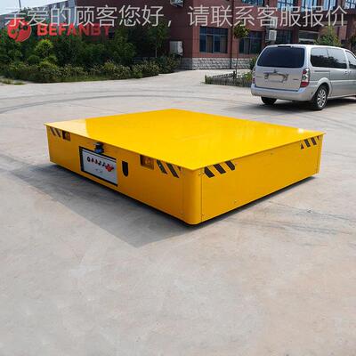 蓄电供电包胶轮无轨车重人GXO工遥控自由池向电动平转车载搬运平