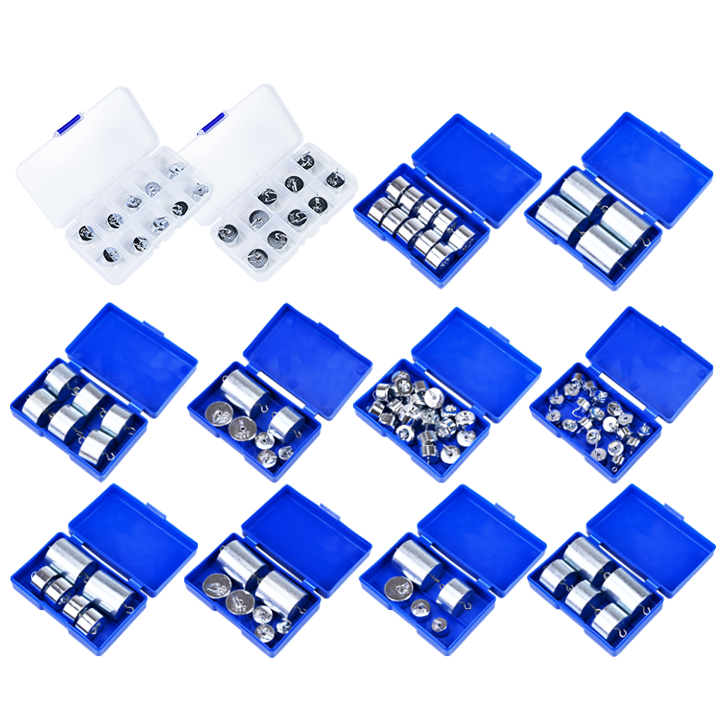 【金松】金属钩码10g20g50g100g200g*10*20组合套装小学科学初高中物理力学实验器材教学仪器具J11029