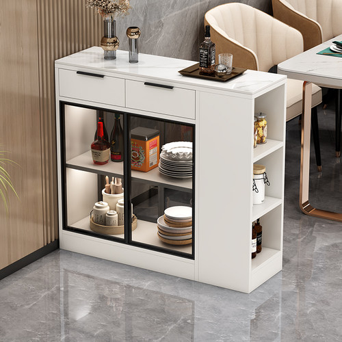 实木餐边柜玄关柜客厅双面隔断柜