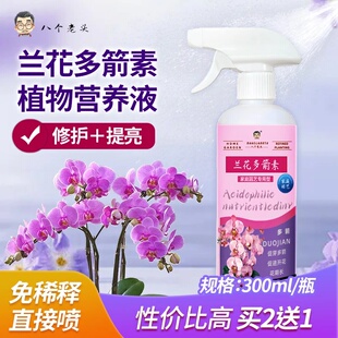 八个老头兰花多箭素植物营养液芽多箭促花延长花期花色艳丽免稀释