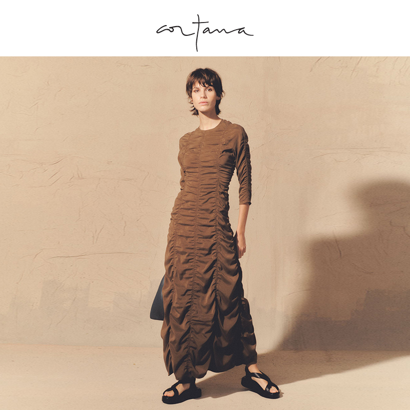 连衣裙羊毛混纺Cortana