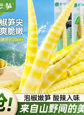 山椒笋尖脆笋尖尖笋一根笋休闲零食独立包装解馋小零食旅行食品
