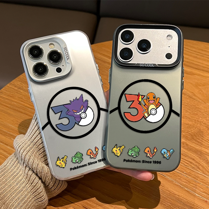 宝可梦30周年手机壳适用苹果17promax耿鬼iphone16