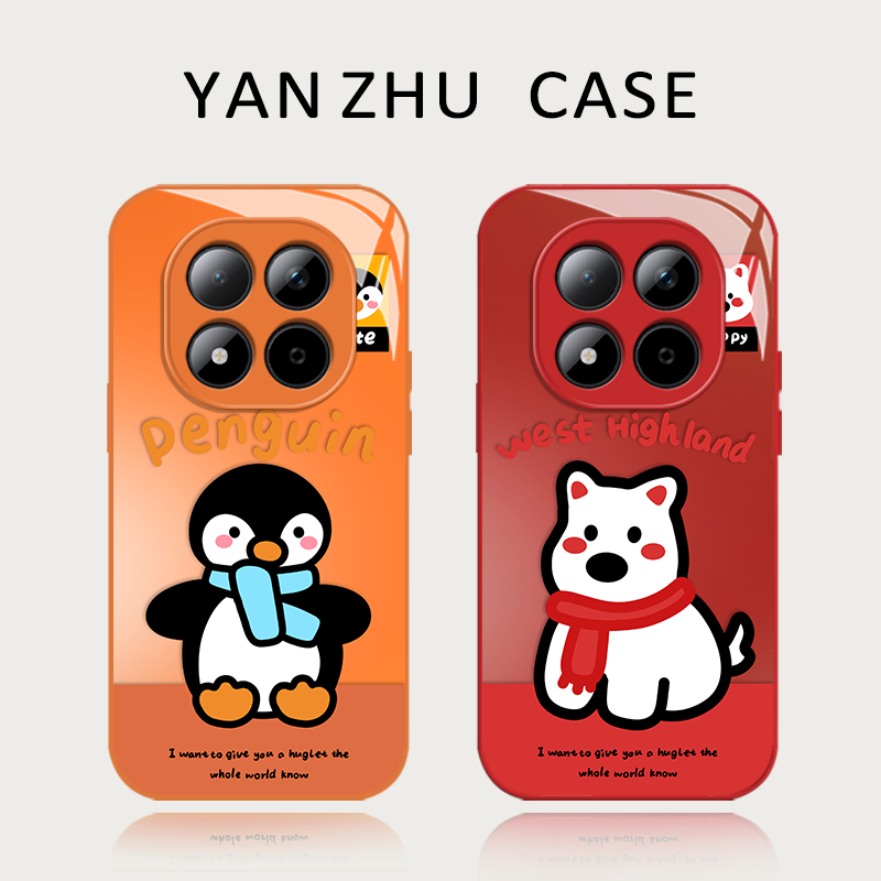 企鹅西高手机壳适用红米系列