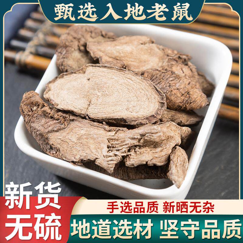 新鲜入地老鼠 钻地老鼠 白古首花头紫茉莉根中药材 500g包邮