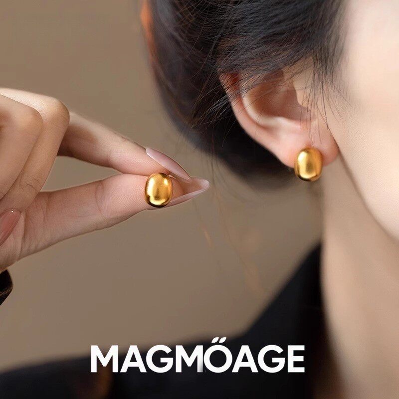 法国设计师MAGMOAGE红色耳环