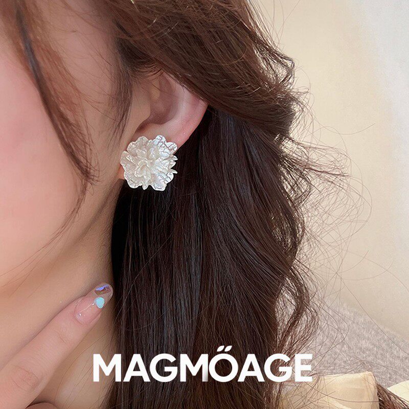 法国设计师MAGMOAGE森系耳钉