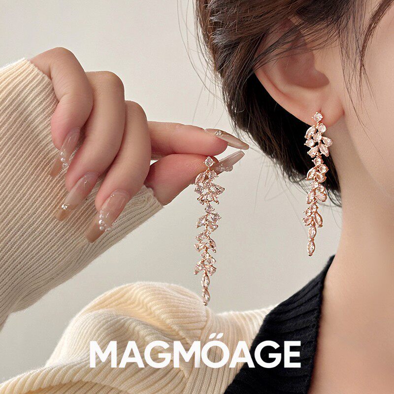 MAGMOAGES925银针耳钉