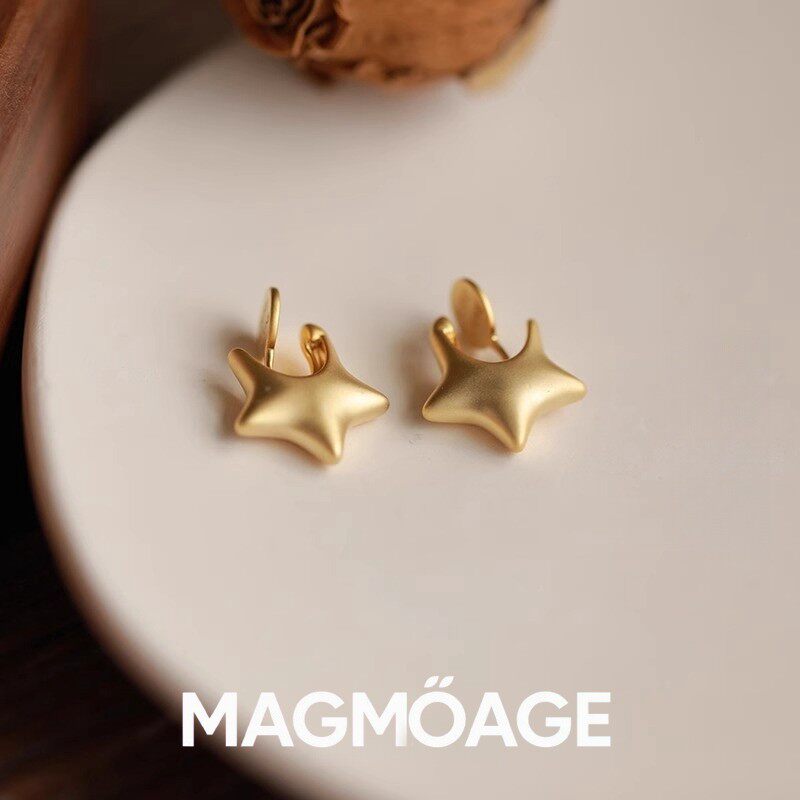 法国设计师MAGMOAGE哑光耳夹