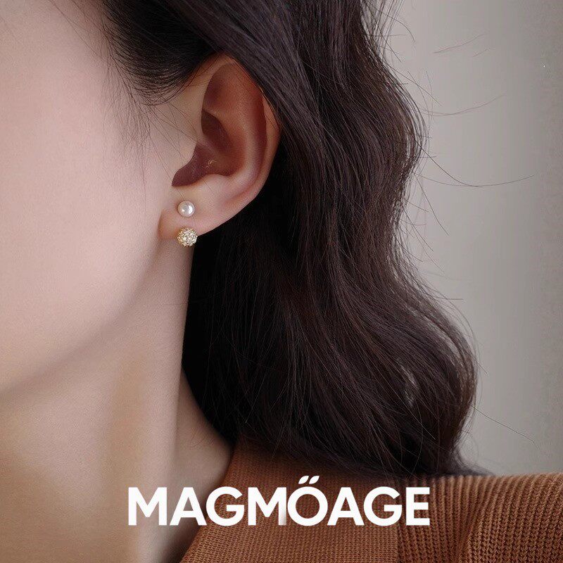 法国设计师MAGMOAGE珍珠耳钉