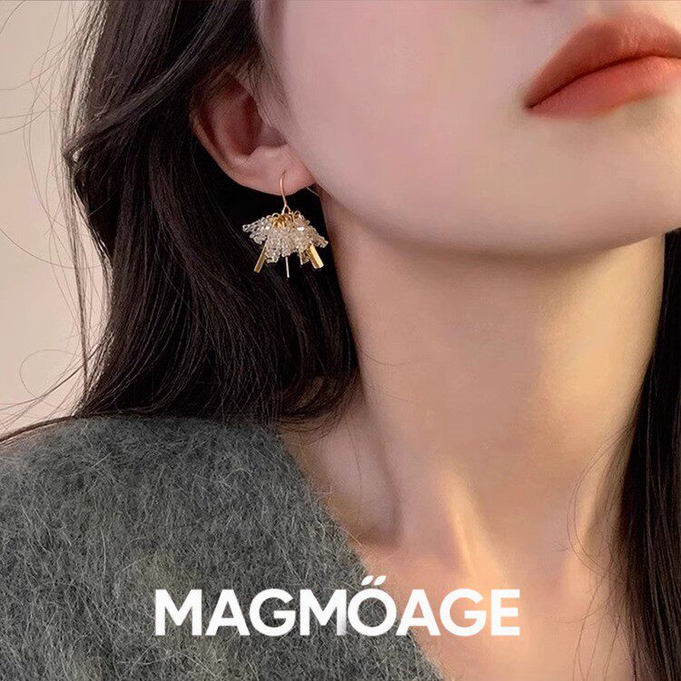 法国设计师MAGMOAGE花朵耳钩