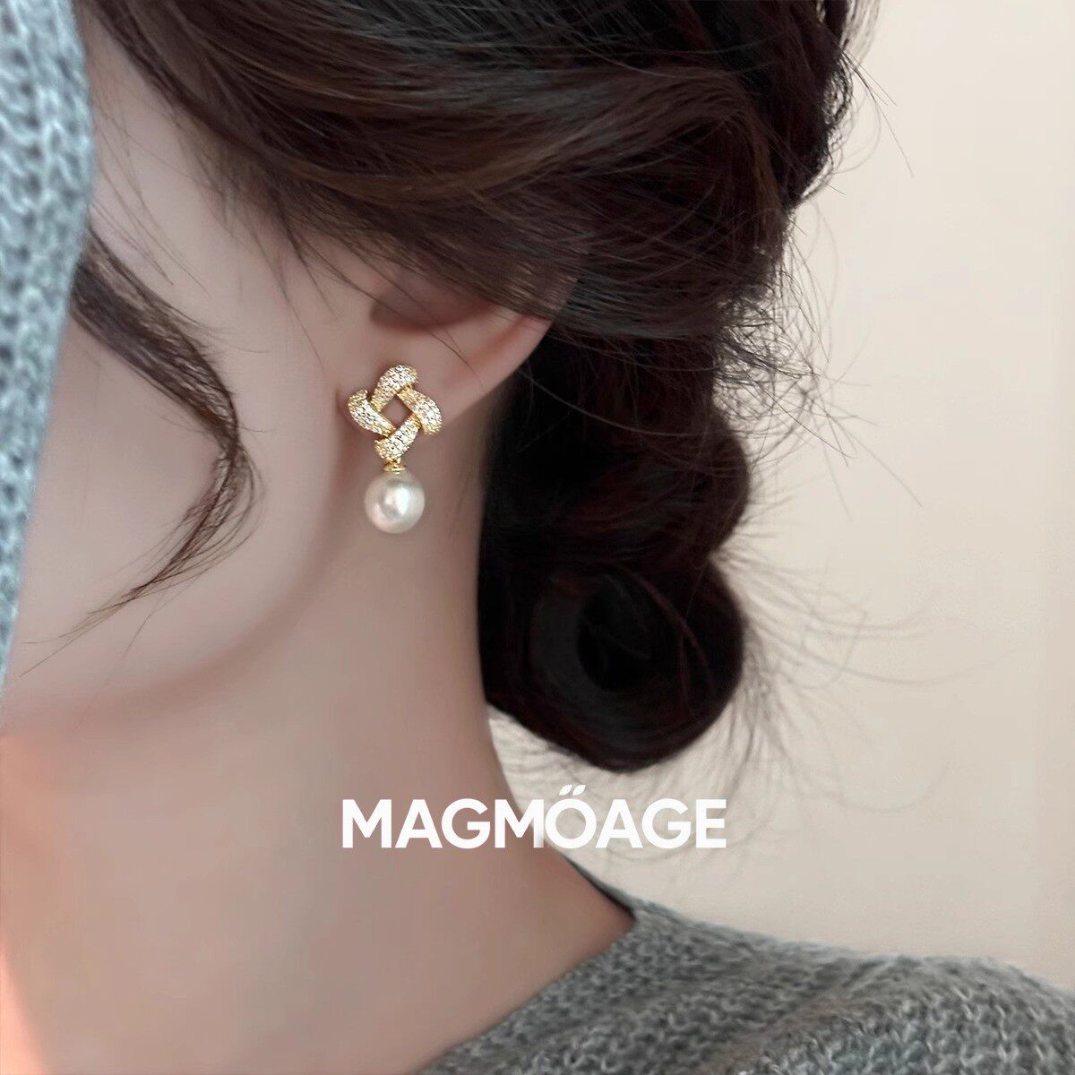 法国设计师MAGMOAGE轻奢耳钉