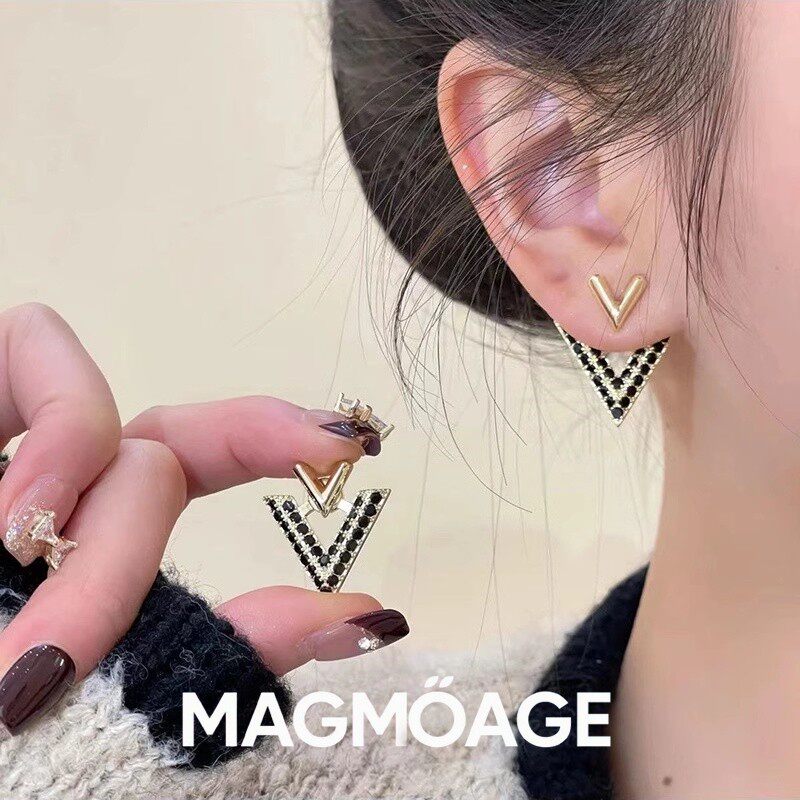 法国设计师MAGMOAGEV字耳环