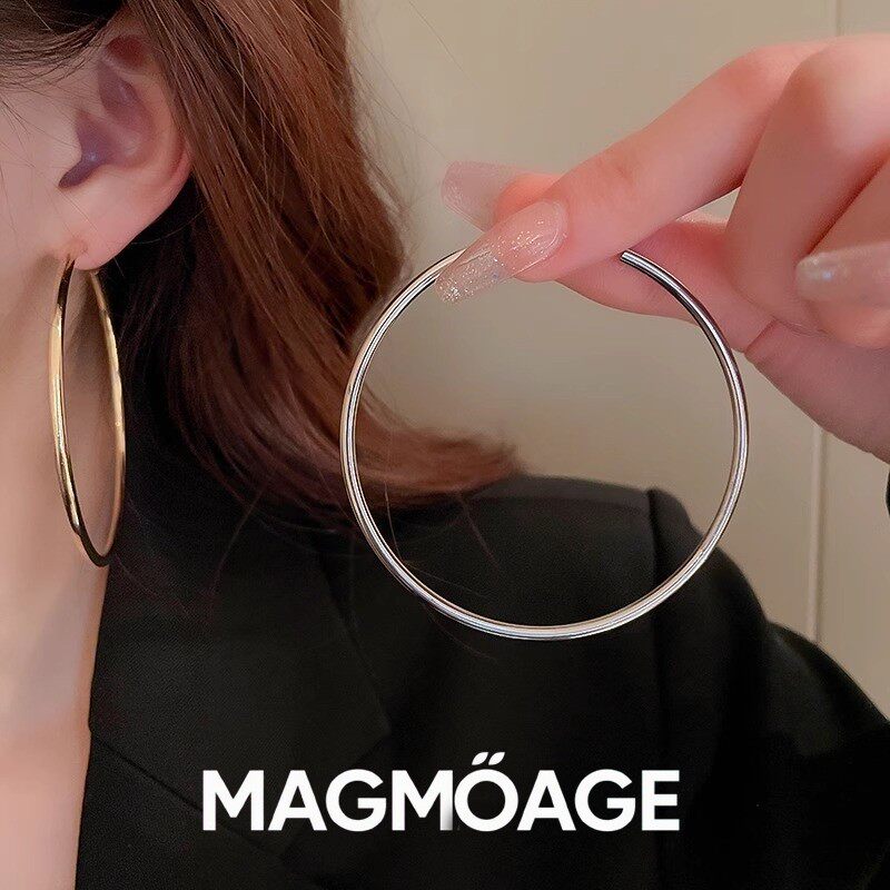 法国设计师MAGMOAGE金色耳环
