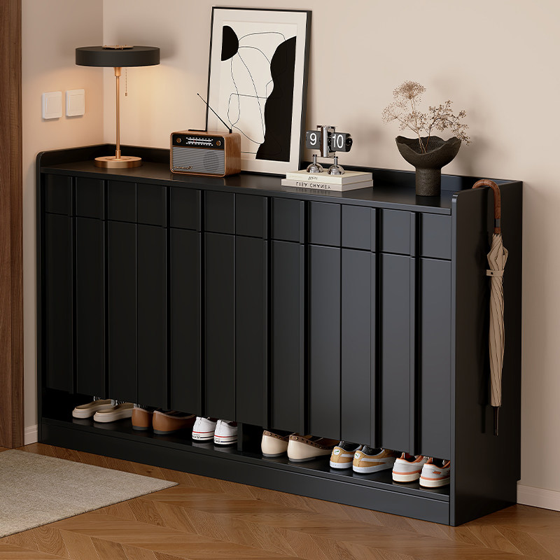 实木抗菌中古风鞋柜入户客厅收纳柜家用门口玄关柜靠墙实木储物柜,住宅家具,鞋柜,淘宝优惠券,粉丝福利购,淘宝优惠卷