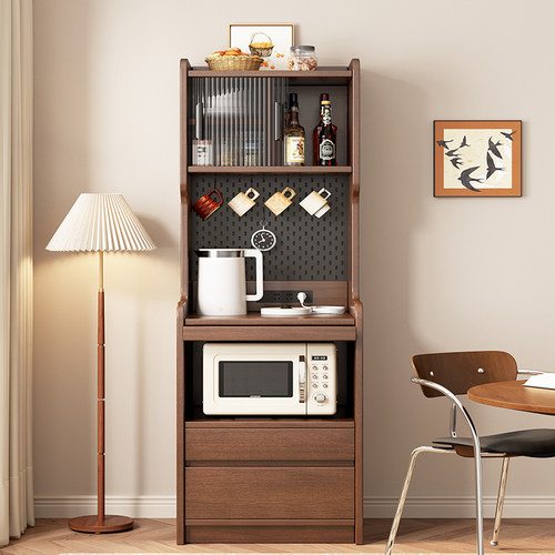 项王全实木生态板餐边茶水咖啡柜