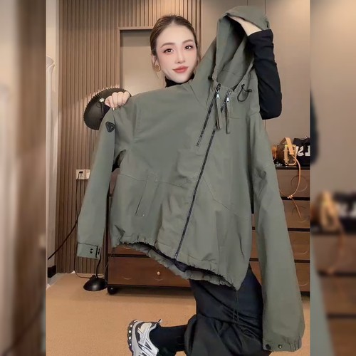 欧洲站欧货二棉冲锋衣女