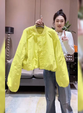 欧洲站欧货休闲夹克外套女