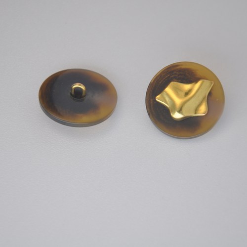 金属皮草大衣风时尚中式国风咖色