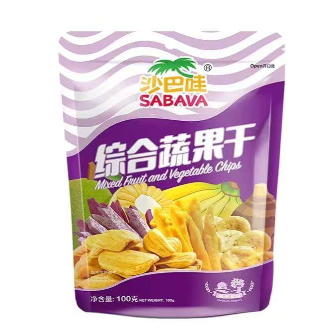 沙巴哇综合蔬果干菠萝蜜干果蔬脆脱水水果干蔬菜干混合装零食即食