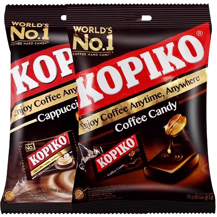 kopiko可比可卡布奇诺味咖啡糖板装糖硬糖韩剧同款咖啡味硬糖零食