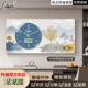 现代风万年历电子钟表挂钟客厅餐厅装 饰画表挂墙壁带玻璃罩时钟画