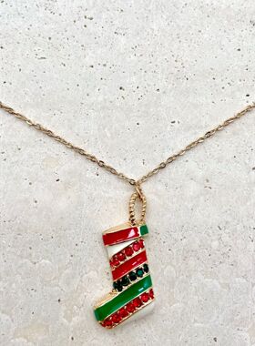 义乌市美尊饰品有限公司美圣诞老人吊坠满钻时尚鞋子衣链饰品百搭