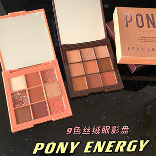 佩琪妮倾慕丝绒九色眼影盘 大地色百搭哑光珠光亮片