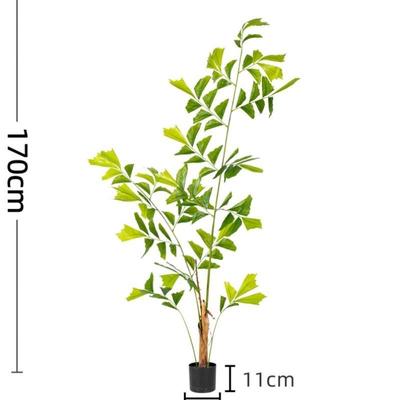 高档仿真鱼尾葵大型散尾葵植物假树盆栽室内客厅仿生绿植造景摆件