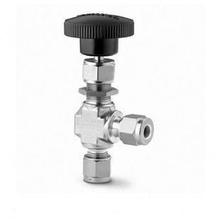 3000PSI 316L不锈钢双卡套针型阀 高压针阀 直角针阀 8mm