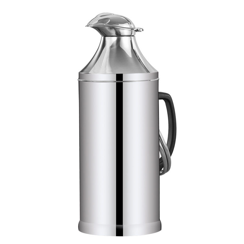 304家用外壳热水瓶大号暖壶大容量保温瓶玻璃内胆暖瓶3.2l不锈钢