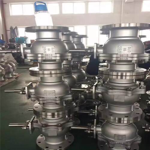 不锈钢浮动球阀 Q341W-10R 蜗轮软金属硬密封法兰球阀 316 316L