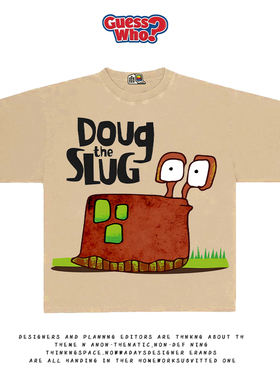 萬物All Nature 夏季新款艺术家系列蜗牛欧美小众休闲T恤短袖tee