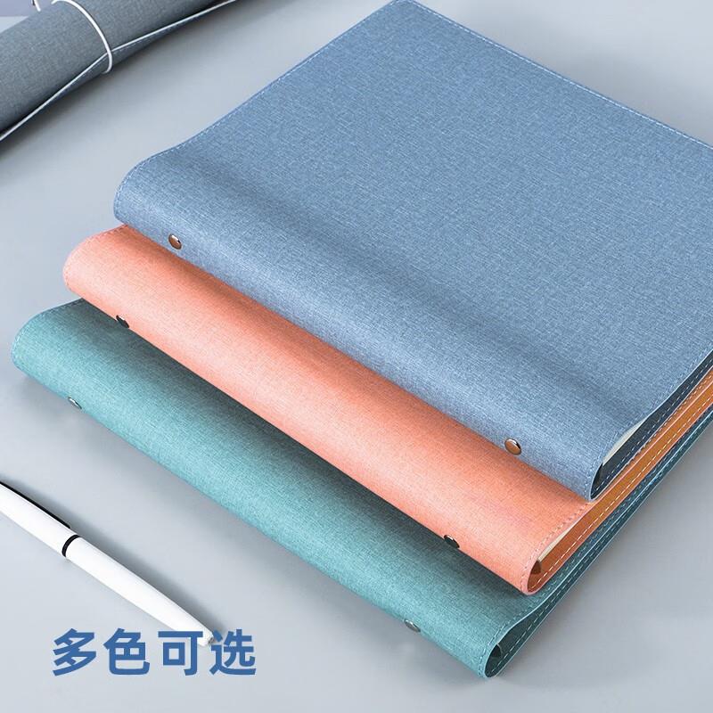 定制活页笔记本外壳软皮活页夹文件夹九孔可拆卸资料夹