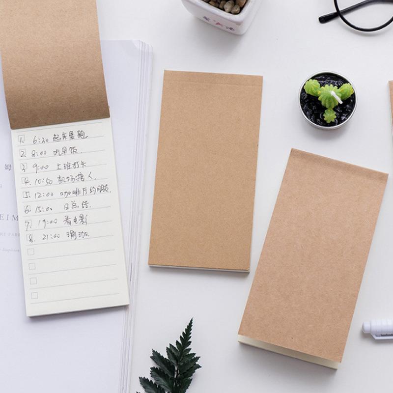 创意文具可撕便签本牛皮纸便携记事小本子计划笔记
