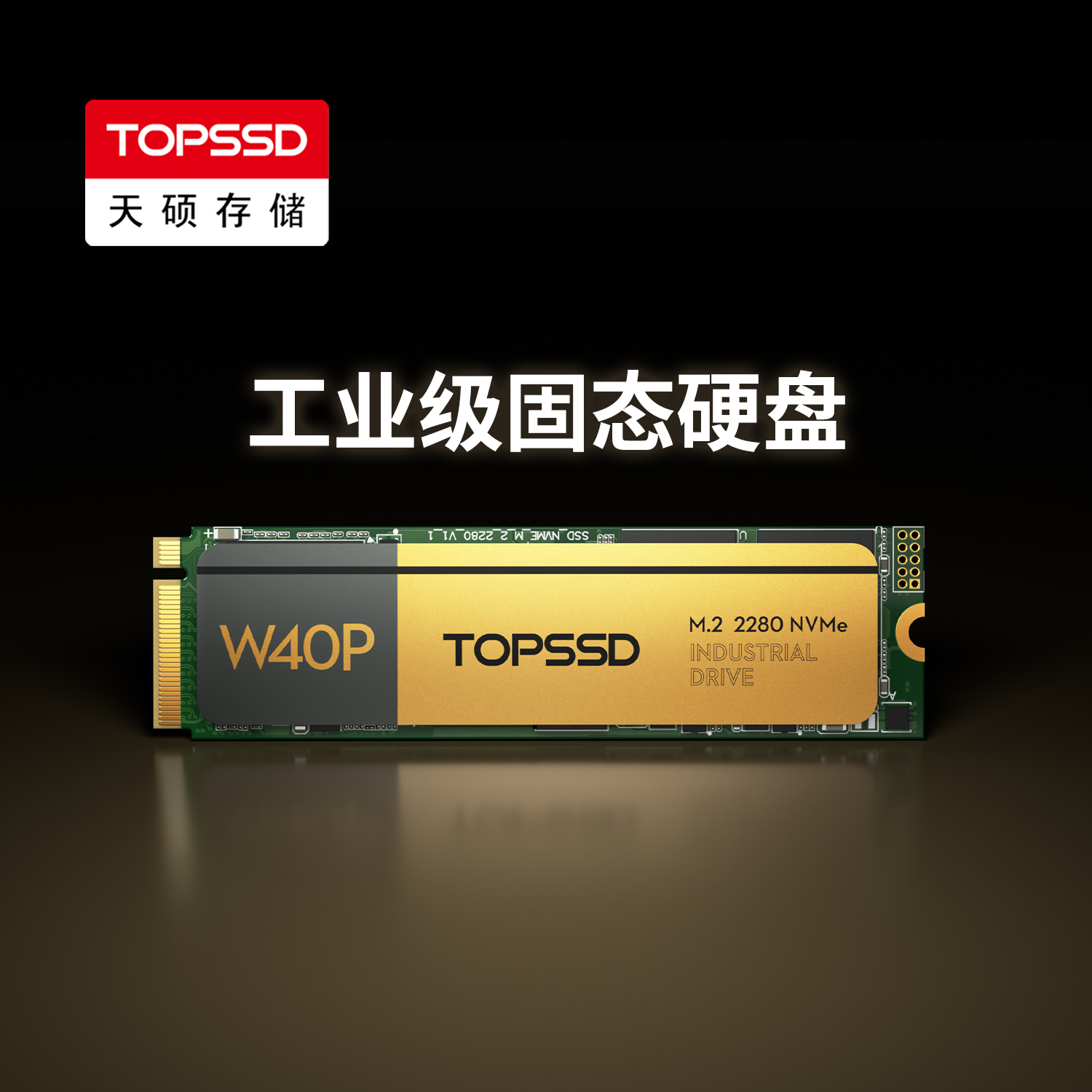 天硕(TOPSSD)W40P带PLP[掉电保护]功能M.2 NVMe工业级SSD固态硬盘