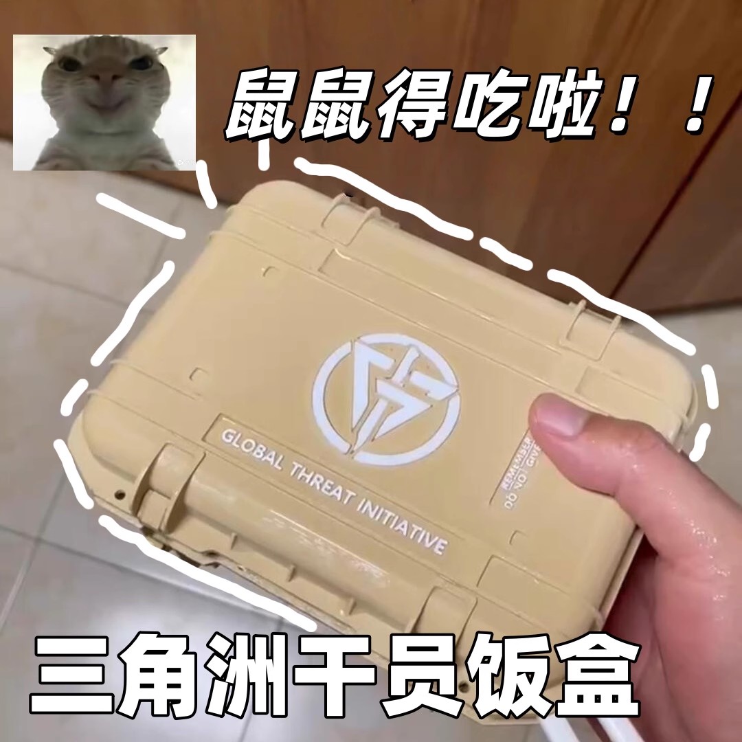 三角洲行动GTI干员盒子塑料收纳储存盒空盒实物道具礼物周边