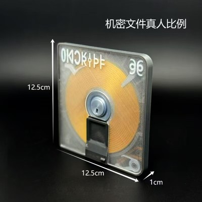 暗区突围周边手办机密文件金狮花瓶理想国大金模型玩具现货