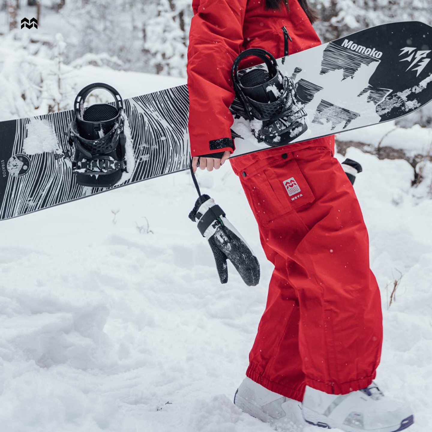 3L全压胶工装防水滑雪裤