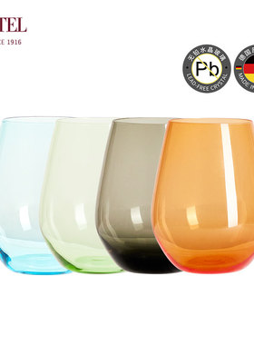 德国进口LESTEL莱仕得水晶不倒翁幻彩多功能水杯酒店餐厅家用套装