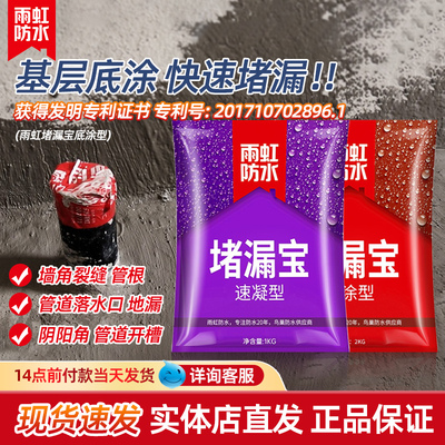 雨虹堵漏宝底涂型获得发明专利证