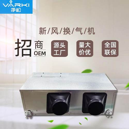 净松双向流新风换气机pm2.5过滤净化商用家用中央吊顶新风系统