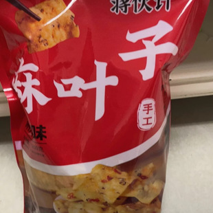 蒋伙计油炸麻叶子好吃的零食老式麻叶子排叉糕点麻花特产儿时怀旧
